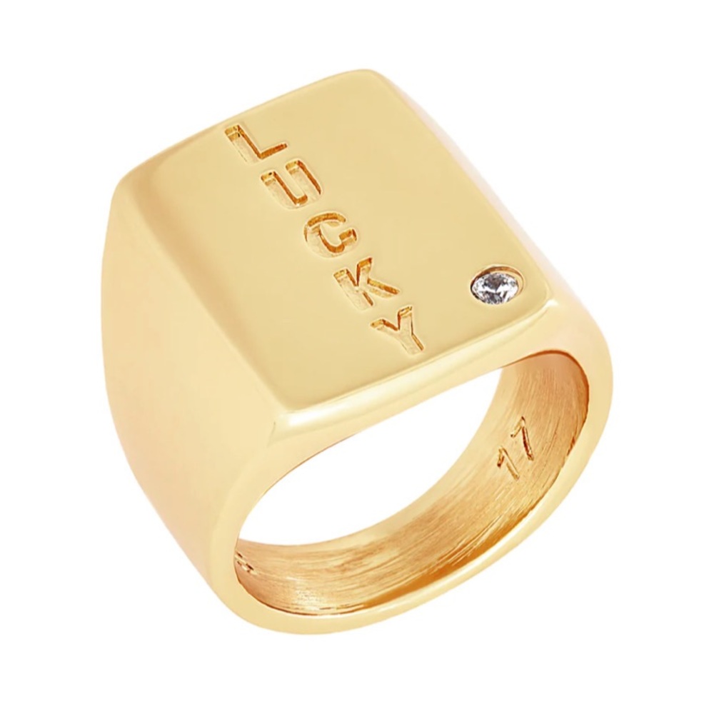 LUCKY Celeste Starre Ring The Las Vegas Ring LUCKY Chunky Ring